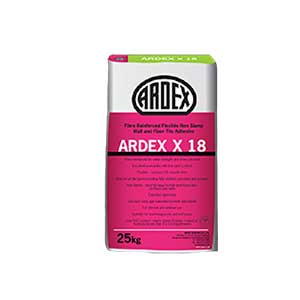 ปูนปูกระเบื้อง กาวซีเมนต์ ARDEX X 18 ผสมเส้นใยพิเศษ แข็งแรง