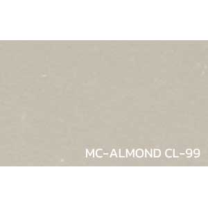 กระเบื้องยาง ม้วน สีพื้น โรยลาย MC-ALMOND-CL-99