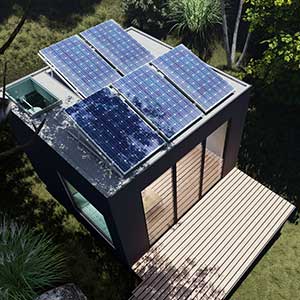 บ้านน็อคดาวน์ ติดตั้งโซล่าเซลล์ knock down solar cell ใช้ไฟพลังงานแสงอาทิตย์ 4